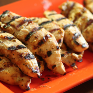 Grilled Chicken with Pineapple Salsa