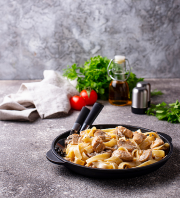 Gluten-Free Chicken and Mushroom Cream Pasta