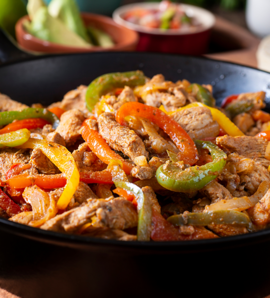 Gluten-free chicken fajita salad