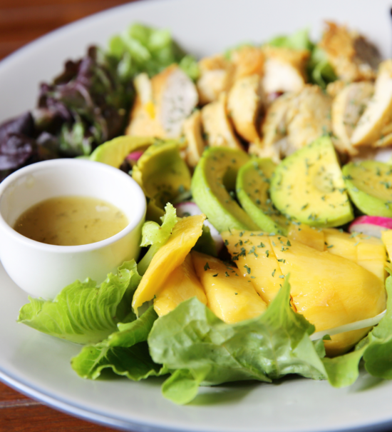 Gluten-free turkey and avocado salad