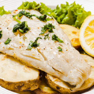 Gluten-Free Baked Cod with Lemon and Herbs