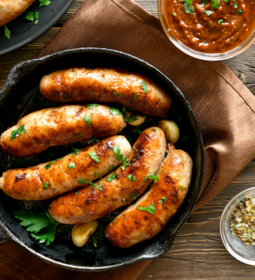 Gluten-free turkey and apple sausage