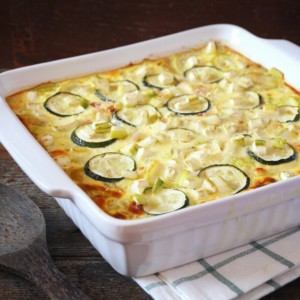 Gluten-Free Zucchini and Tomato Gratin