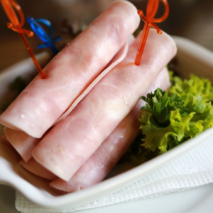 Gluten-free turkey and cheese roll-ups